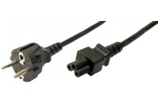LogiLink Câble d'alimentation pour notebook, noir, 1,8 m