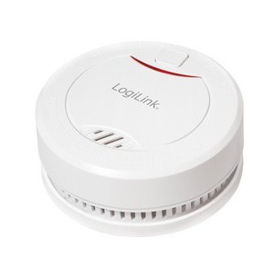 LogiLink Détecteur de fumée Longlife, avec batterie, blanc