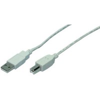 LogiLink Câble USB 2.0, USB-A - USB-B, 2,0 m, noir