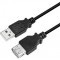 LogiLink Rallonge USB 2.0, 2,0 m, noir