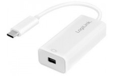 LogiLink Câble adaptateur USB 3.2 - Mini DisplayPort, blanc