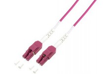 LogiLink Câble patch à fibre optique Uniboot, 2x duplex LC