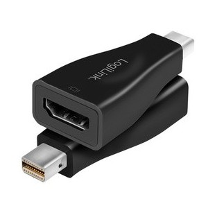 LogiLink Adaptateur Mini DisplayPort 4K - HDMI, noir