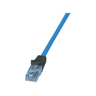 LogiLink Câble patch Premium, Cat.6A, U/UTP, 3,0 m, bleu