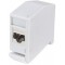 LogiLink Adaptateur pour rail DIN,1 module Keystone, gris
