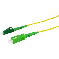 LogiLink Câble batch fibre optique, OS2, 3,0 m, jaune