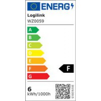 LogiLink Lampe loupe à LED, 2 lentilles, blanc