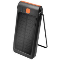 LogiLink Batterie externe solaire, 10.000 mAh, noir