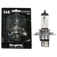 in.pro Ampoule H4 pour phare de voiture, 12 V / 60/55 W