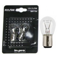 in.pro Ampoule sphérique pour voiture, 12 volts, 21/5 watts