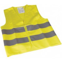 cartrend Gilet de sécurité pour enfants, EN1150, jaune