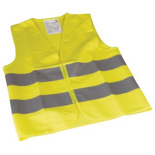 cartrend Gilet de sécurité pour enfants, EN1150, jaune