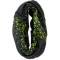 FISCHER Foulard multifonction, microfibre, anthracite/vert