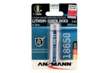 ANSMANN Pile rechargeable Li-Ion 18650, 3.6 V, 2600 mAh