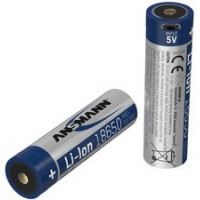 ANSMANN Pile rechargeable Li-Ion 18650, 2.600 mAh