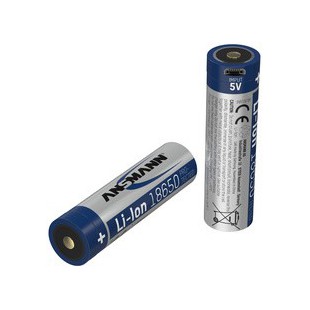 ANSMANN Pile rechargeable Li-Ion 18650, 2.600 mAh