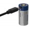 ANSMANN Pile rechargeable Li-Ion 16340 avec fiche micro-USB