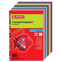 herlitz Papier transparent, 200 x 300 mm, 10 feuilles