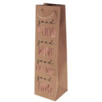 SUSY CARD Sac cadeau pour bouteille 'Good Wine'