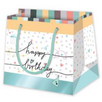 SUSY CARD Sachet cadeau 'Happy Eco B-day Cake'