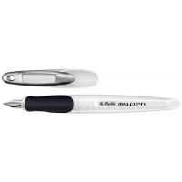 herlitz Stylo plume my.pen, plume: M, turquoise/orange