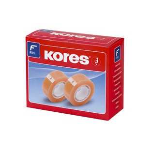 Lot de 20 : Kores Ruban adhésif standard, 15 mm x 33 m, tranparent