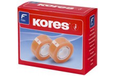 Lot de 20 : Kores Ruban adhésif standard, 15 mm x 33 m, tranparent