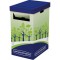 Lot de 2 : Fellowes BANKERS BOX Collecteur de recyclage, vert/bleu