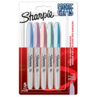 Sharpie Marqueur permanent FINE MYSTIC GEMS, blister de 12