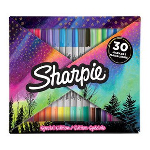Sharpie Marqueur permanent FINE, boîte de 30