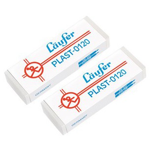 Läufer Gomme en plastique PLAST-0120, carte blister de 2