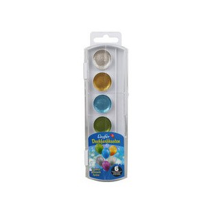 Läufer Boîte de peinture en pastille, plastique,8+4 couleurs