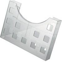 Lot de 2 : helit Porte-brochures 'the grid', A5 /2x A6, transparent
