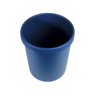 helit Corbeille à papier 'the german', 45 litres, PE, noir