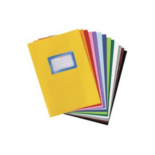 Lot de 25 : herlitz ProtÃ¨ge-cahier format A5, gravÃ© (paille), en PP