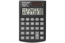 Rebell Calculatrice de poche SHC 208, noir