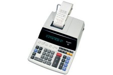 SHARP Calculatrice avec imprimante EL-2607V, 12 chiffres