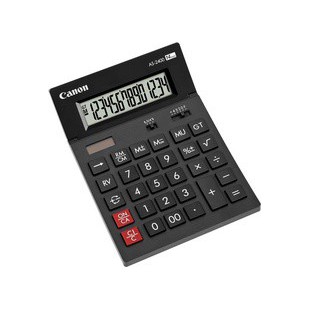 Canon Calculatrice de bureau AS-2400, alimentation solaire