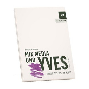 RÖMERTURM Bloc pour artistes 'MIX MEDIA UND YVES', A5