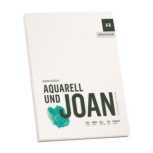RÖMERTURM Bloc pour artistes 'AQUARELL UND JOAN', 170x240 mm