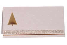 RÖMERTURM Carte de Noël 'Christmas Lettering', crème