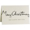 RÖMERTURM Carte de Noël 'Christmas Lettering', crème