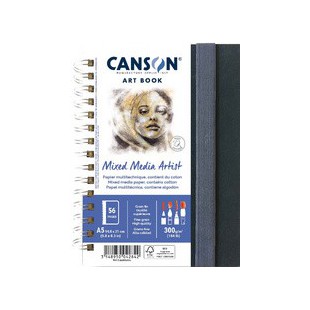 CANSON Carnet de croquis ART BOOK Mixed Média Artist, A5