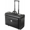 Alassio Valise pour pilotes 'SILVANA', cuir, trolley, noir