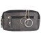 PRIDE&SOUL Etui porte-clés RFID, en cuir, gris