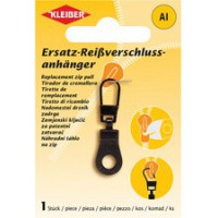 KLEIBER Tirette de remplacement pour fermeture éclair,argent