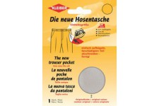 KLEIBER Poche de remplacement de pantalon, gris clair