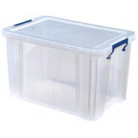 Fellowes Boîte de rangement ProStore, 26 litres, transparent