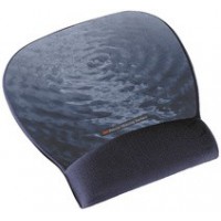 3M Repose-poignet gel avec tapis de souris, noir