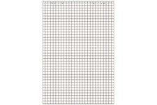 Lot de 10 : LANDRÉ Bloc paperboard, 20 feuilles, quadrillé / uni